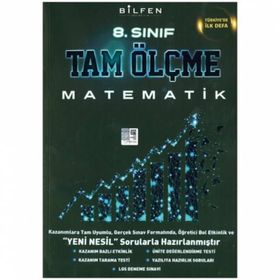 Bilfen Yayınları - 8 Sınıf Matematik Tam Ölçme