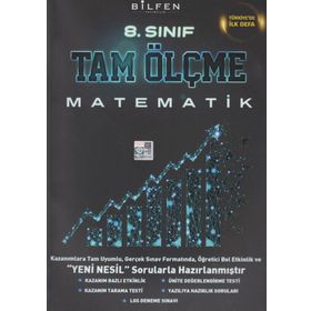 Bilfen Yayınları - 8 Sınıf Matematik Tam Ölçme