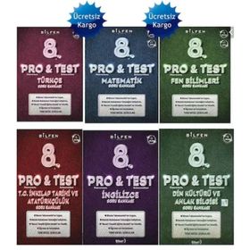 Bilfen Yayınları 8. Sınıf Pro & Test Soru Bankası Seti 6 Kitap