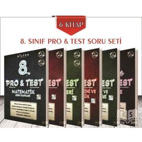 Bilfen Yayınları 8. Sınıf Pro & Test Soru Bankası Seti 6 Kitap