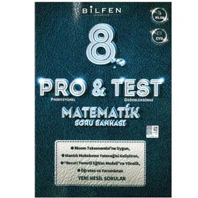 Bilfen Yayınları 8. Sınıf Pro&test Matematik Soru Bankası