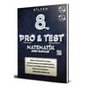 Bilfen Yayınları 8. Sınıf Pro&test Matematik Soru Bankası