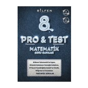 Bilfen Yayınları 8. Sınıf Pro&test Matematik Soru Bankası
