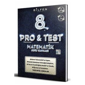 Bilfen Yayınları 8. Sınıf Pro&test Matematik Soru Bankası