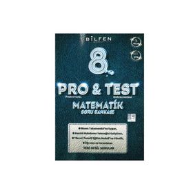 Bilfen Yayınları 8. Sınıf Pro&test Matematik Soru Bankası