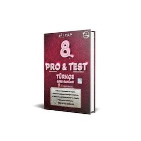 Bilfen Yayınları 8. Sınıf Pro&test Türkçe Soru Bankası