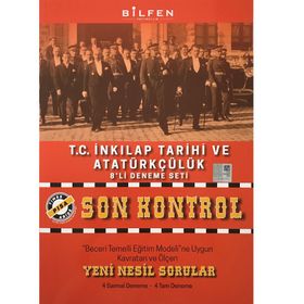 Bilfen Yayınları 8. Sınıf T.C. İnkılap Tarihi Ve Atatürkçülük Son Kontrol 8'li Deneme Seti
