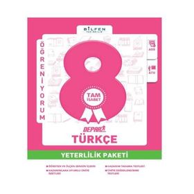 Bilfen Yayınları 8. Sınıf Türkçe Depar Yeterlilik Paketi