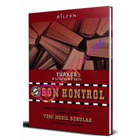 Bilfen Yayınları 8. Sınıf Türkçe Son Kontrol 8'li Deneme Seti