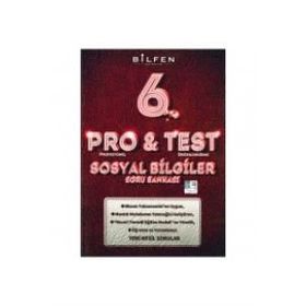 Bilfen Yayınları Pro Test 6. Sınıf Sosyal Bilgiler Soru Bankası