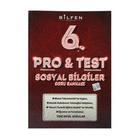 Bilfen Yayınları Pro Test 6. Sınıf Sosyal Bilgiler Soru Bankası