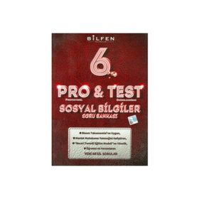 Bilfen Yayınları Pro Test 6. Sınıf Sosyal Bilgiler Soru Bankası