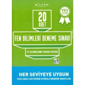Bilfen Yayınları TYT Fen Bilimleri 20'li Deneme Seti