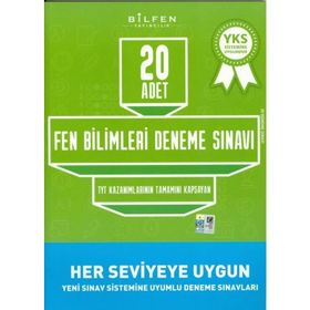 Bilfen Yayınları TYT Fen Bilimleri 20'li Deneme Seti