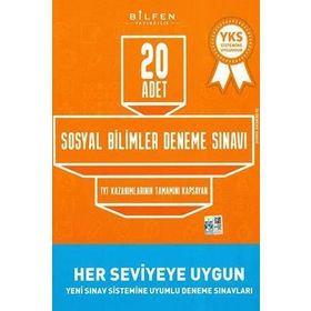 Bilfen Yayınları TYT Sosyal Bilimler Deneme Sınavı 20 Adet