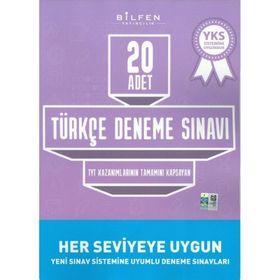 Bilfen Yayınları TYT Türkçe 20'li Deneme Seti 2020