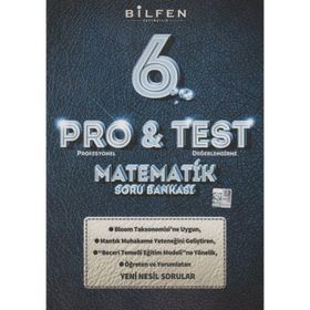 Bilfen Yayınları Yayıncılık 6. Sınıf Matematik ProTest Soru Bankası