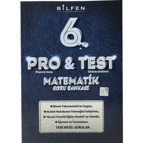 Bilfen Yayınları Yayıncılık 6. Sınıf Matematik ProTest Soru Bankası