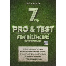 Bilfen Yayınları Yayıncılık 7. Sınıf Fen Bilimleri ProTest Soru Bankası