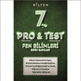 Bilfen Yayınları Yayıncılık 7. Sınıf Fen Bilimleri ProTest Soru Bankası