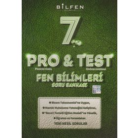 Bilfen Yayınları Yayıncılık 7. Sınıf Fen Bilimleri ProTest Soru Bankası