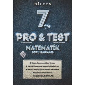Bilfen Yayınları Yayıncılık 7. Sınıf Matematik ProTest Soru Bankası