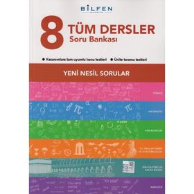 Bilfenilköğretim 8. Sınıf Tüm Dersler Soru Bankası Bilfen Yayınları