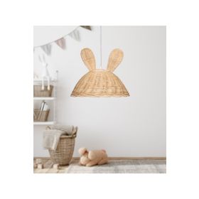 Bilge Bohem Rattan Bambu Hasır Tavşan Avize