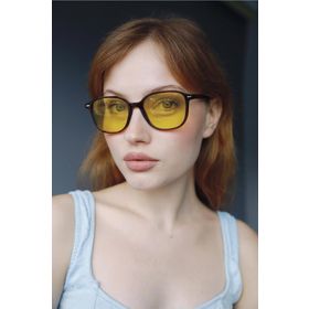 Bilge Karga BK32233277711 Louis Brown Yellow Güneş Gözlüğü
