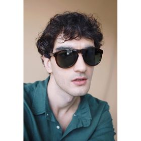 Bilge Karga BK89039354151 Bennett Dark Brown Green Erkek Güneş Gözlüğü
