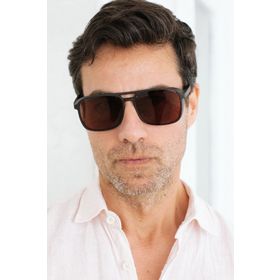 Bilge Karga Grant Matt Black Brown Erkek Güneş Gözlüğü