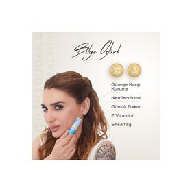 Bilge Öztürk Şeffaf SPF20 5 gr Işıltılı Dudak Balmı