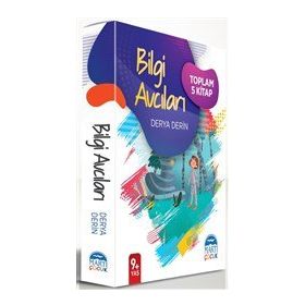 Bilgi Avcıları - 9+ Yaş 5 Kitap Takım Derya Derin - Martı Çocuk Yayınları