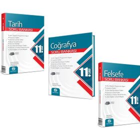 Bilgi Sarmal 11.Sınıf 3 Kitap Tarih Coğrafya ve Felsefe Soru Bankası Seti