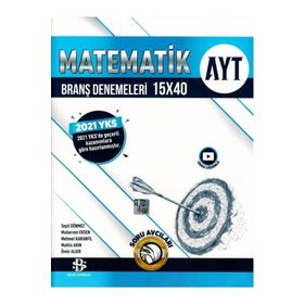 Bilgi Sarmal 2021 Ayt Matematik 15x40 Branş Denemeleri