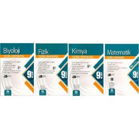 Bilgi Sarmal 9. Sınıf Matematik Fizik Kimya Biyoloji Soru Bankası Seti