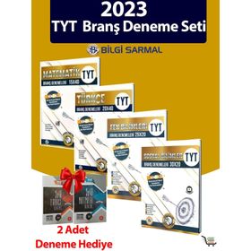 Bilgi Sarmal - TYT Matematik Türkçe Fen Sosyal Branş Deneme ve Türkçe Matematik Çıkmış Sorular Denemesi