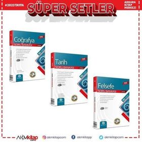 Bilgi Sarmal Tyt Tarih Coğrafya ve Felsefe Soru Bankası Seti 3 Kitap