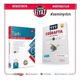 Bilgi Sarmal TYT Tarih Soru ve Limit TYT Cografya Soru Bankası 2 Kitap Set