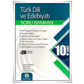 Bilgi Sarmal Yayınları 10.Sınıf Türk Dili ve Edebiyatı Soru Bankası