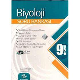 Bilgi Sarmal Yayınları 9. Sınıf Biyoloji Soru Bankası