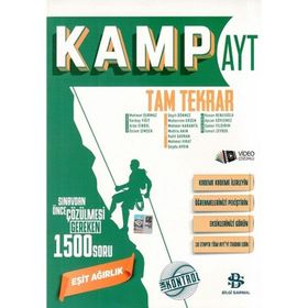 Bilgi Sarmal Yayınları AYT Kamp Tam Tekrar Eşit Ağırlık