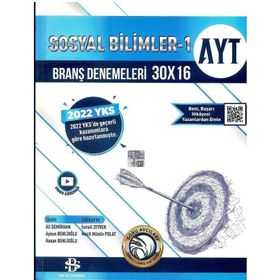 Bilgi Sarmal Yayınları AYT Sosyal Bilimler 1 30 x 16 Branş Denemeleri