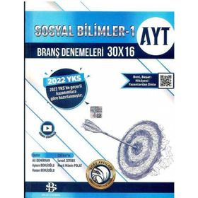 Bilgi Sarmal Yayınları AYT Sosyal Bilimler 1 30 x 16 Branş Denemeleri