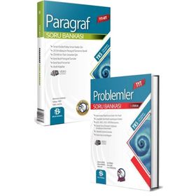Bilgi Sarmal Yayınları Paragraf ve Problemler Soru Bankası 2'li Kitap Set