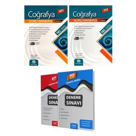 Bilgi Sarmal Yayınları TYT AYT Coğrafya Soru Bankası Seti 2 Kitap - Kollektif