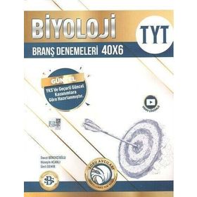 Bilgi Sarmal Yayınları TYT Biyoloji 40 x 6 Branş Denemeleri 2023