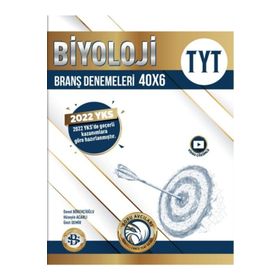 Bilgi Sarmal Yayınları TYT Biyoloji 40 x 6 Branş Denemeleri 2023