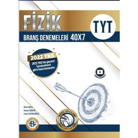 Bilgi Sarmal Yayınları TYT Fizik 40x7 Branş Denemeleri