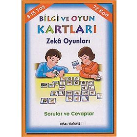 BILGI VE OYUN KARTLARI ZEKA OYUNLARI (8-15 YAŞ) & SORULAR VE CEVAPLAR - KOLEKTIF